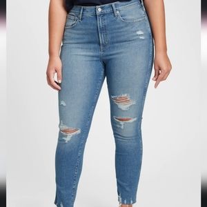 GAP high rise vintage distressed jean